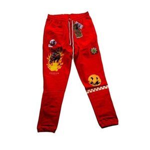 Strivers Row Goldstar Medium Sweatpants Red Orange